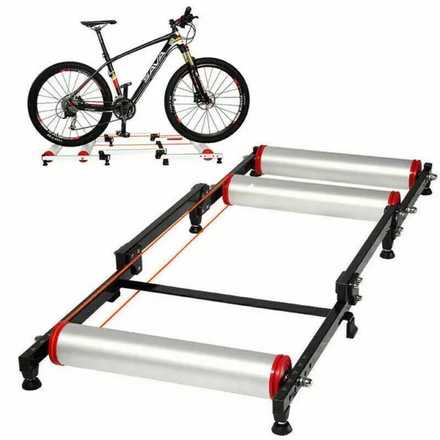 RockBros Bicycle Training Rollers Exercise Indoor Folding Trainer MTB Road Bike 2