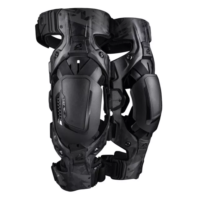 EVS WEB Eclipse Knee Brace Pair LARGE Carbon Fiber LG L