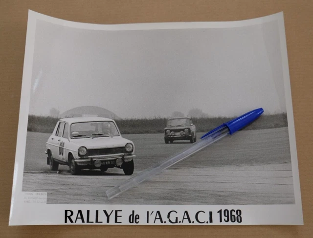 1968 SIMCA 1100 & 1000 RALLYE AGACI Photo Foto Presse Originale archive ...