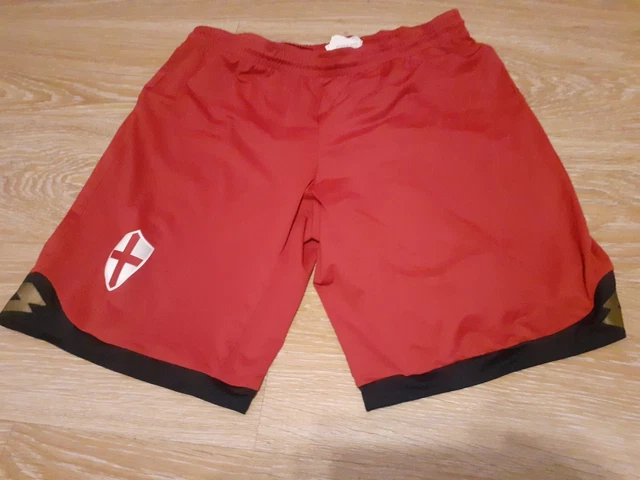 Short De Football Lotto Genoa 1893, Match Worn, Numéro 10, Taille M, Occasion