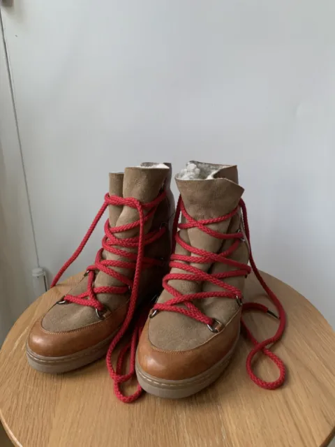 Isabel Marant Nowles leather snow boots