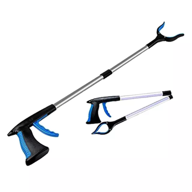 Trash Picker Upper Reacher Grabber 32" Foldable Helping Hand Reaching Arm