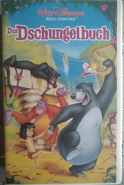 Das Dschungelbuch Vhs 1122 25 Wert WALT DISNEYS MEISTERWERK Das Dschungelbuch VHS Kassette mit Hologramm