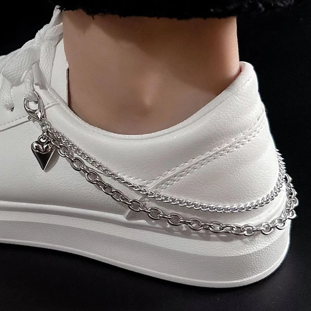 per scarpe Tutte le partite Fibbia del laccio Catena per scarpe da ginnastica