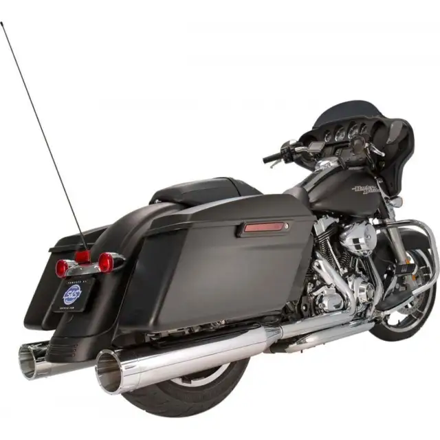 S&S Cycle MK45 Slip-On Mufflers for Harley-Davidson Touring Models