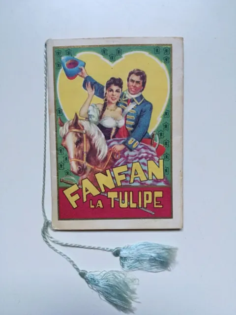 Calendarietto Profumato Da Barbiere "Fanfan La Tulipe" Del 1954 - Ottimo!