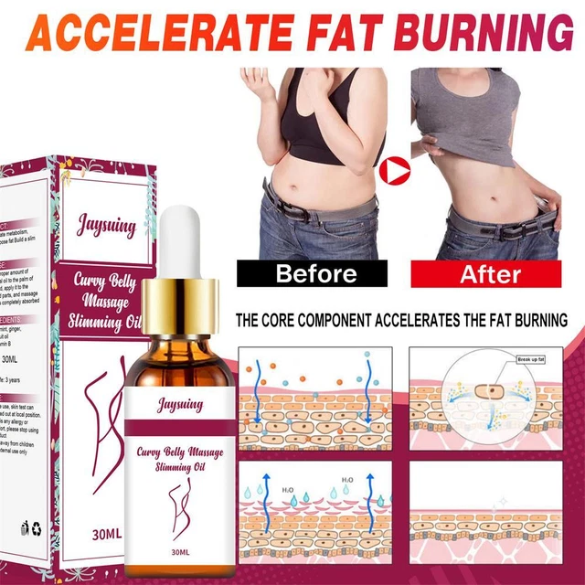 Aceite de jengibre para drenaje abdominal pérdida de peso masaje corporal linfático esencia 30 ml