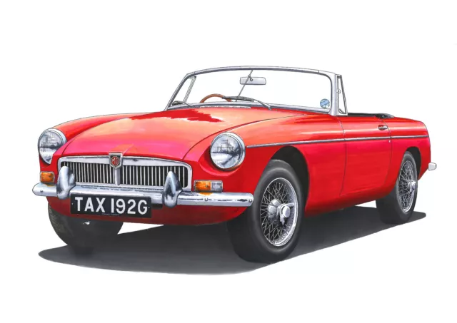 MGB Roadster CANVAS PRINT