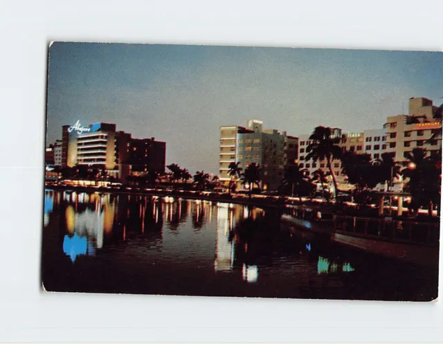 Postcard Nites Are Bright As Days On Glamorous Miami Beach, Florida