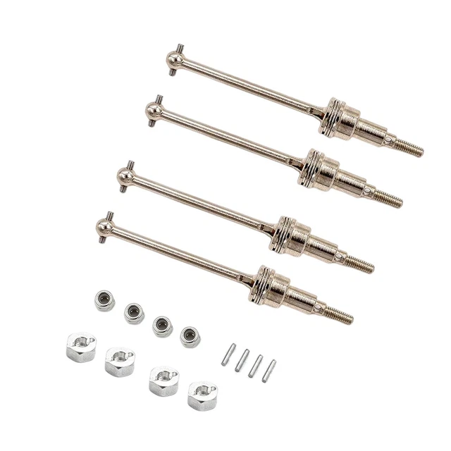 Metal Front & Rear Drive Shaft Durable Replacements for HBX 18859 18856