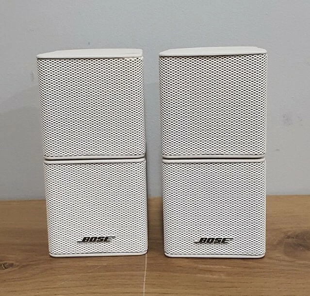 Enceinte Bose Jewel Cube Double Blanc (paire) - Câble Inclus - Son Hi-Fi