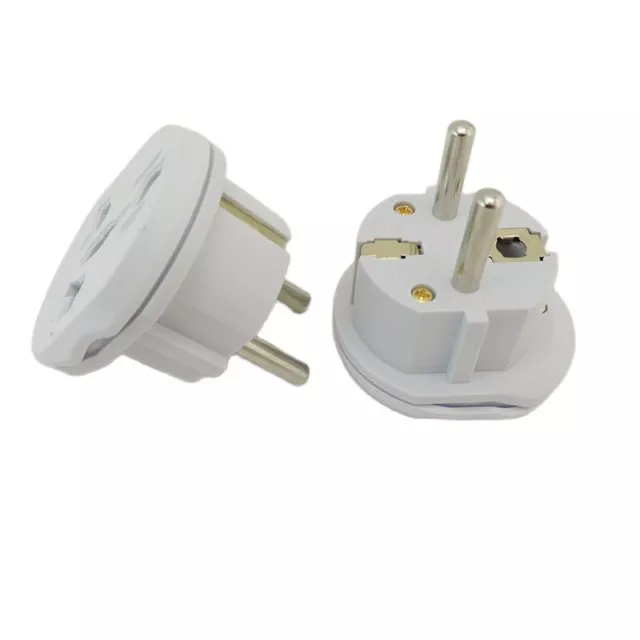 Au Uk Us To Eu Euro Plug Adapter Converter European Travel Ac Power Socket Usa