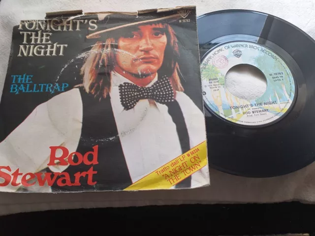 Rod Stewart - Tonight's The Night  (7" Single 1976)  (Import)