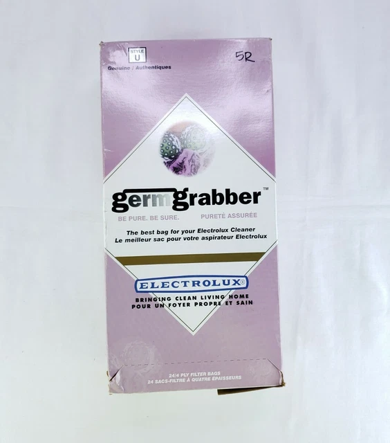 21 Germ Grabber Style U Filter Electrolux Vacuum Bags UNUSED Yellow NEW Disc