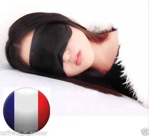 3 X Masque De Sommeil Nuit Relaxation Pour Yeux Anti Fatigue Voyage Dormir WT