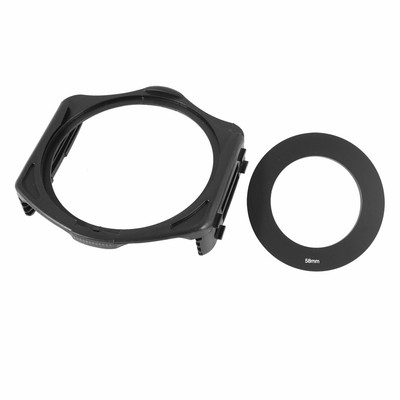 Adattatore 58mm 3-viti con intaglio portafiltro Per Cokin P-Serie Telecamera y8y2 