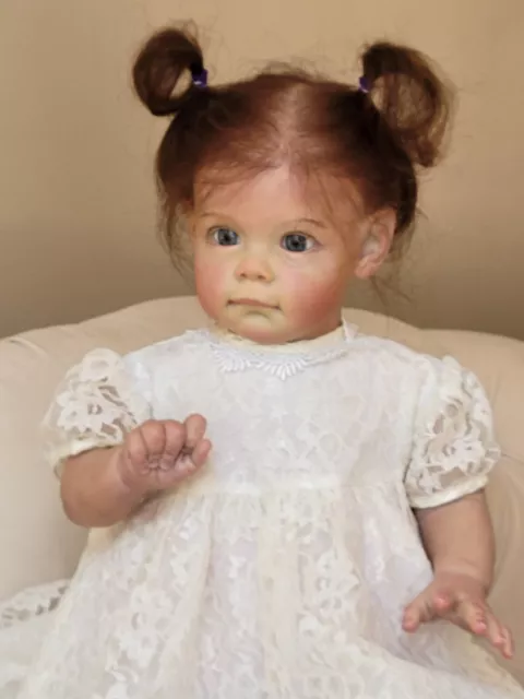 Reborn Toddler Baby Doll Mattia, hand made, 22"