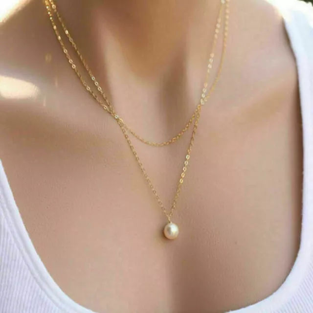 Bib Choker  Fashion Pearl Women Statement Necklace Jewelry Chain Pendant Chunky