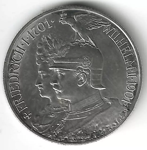 Deutsches Kaiserreich, 2 Mark, 1901, 200 Jahre Preußen