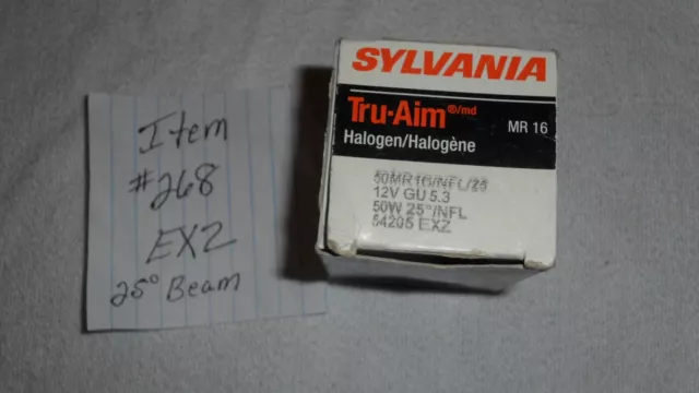 Sylvania exz 12v/50w 25* beam projection lamp