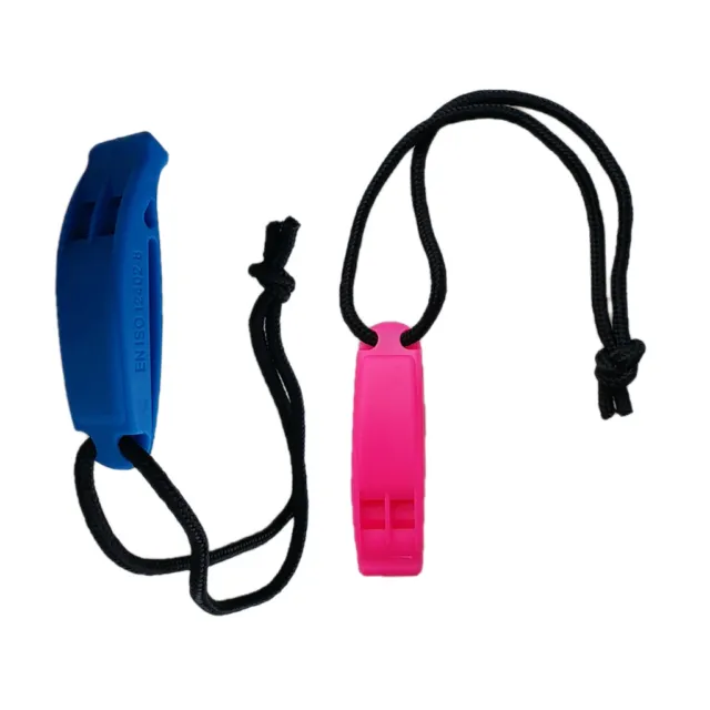 Plastic Water Sports    Safety Whistle with Lanyard