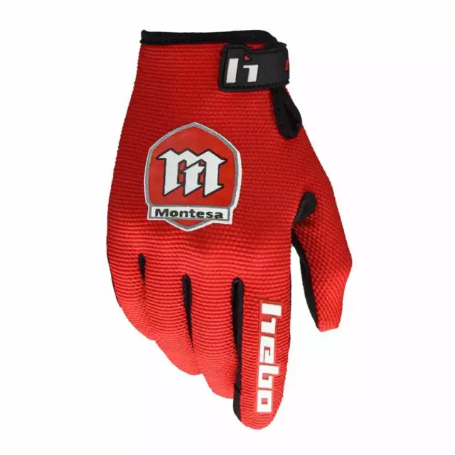 Hebo Adults Montesa Pro Classic Motorcycle Trials Gloves - Red