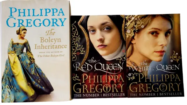 Philippa Gregory P/B Book Bundle x 3 Red Queen White Queen+ Boleyn Inheritance