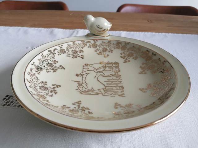 Assiette à Bouillie Limoges GL – Motif Petit Lapin, Coffret Bouchon Tête D'animal, Porcelaine, Neuf