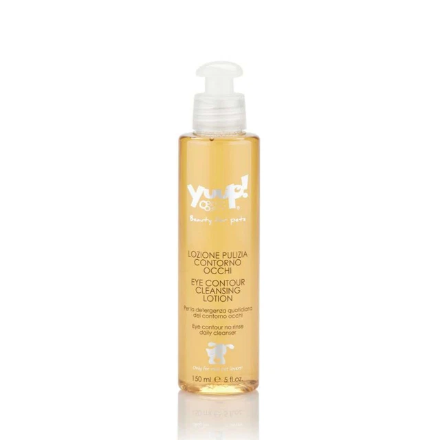 Yuup lozione pulizia occhi 150 ml liquido detergente contorno occhio cane gatto