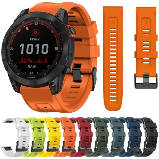 For Garmin Fenix 3 5/5X 6 6X 7 7X Pro 965 Silicone Strap Replacement Sport Band