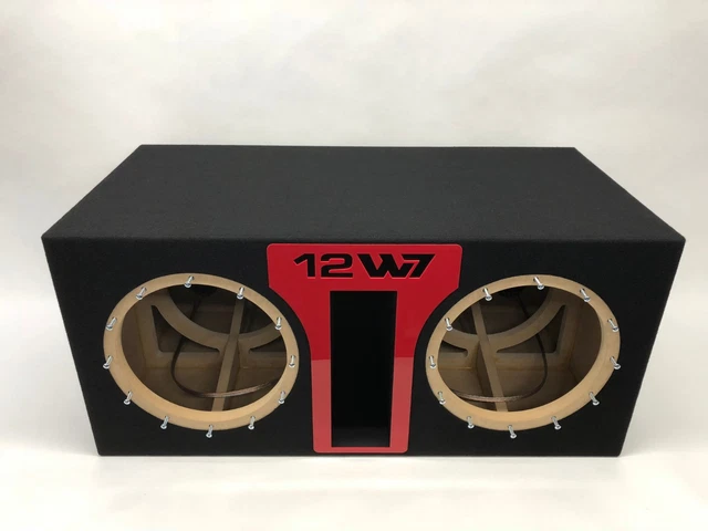 JL Audio 12W7AE Ported Subwoofer Box – Special Edition With Black Plexi Port Trim