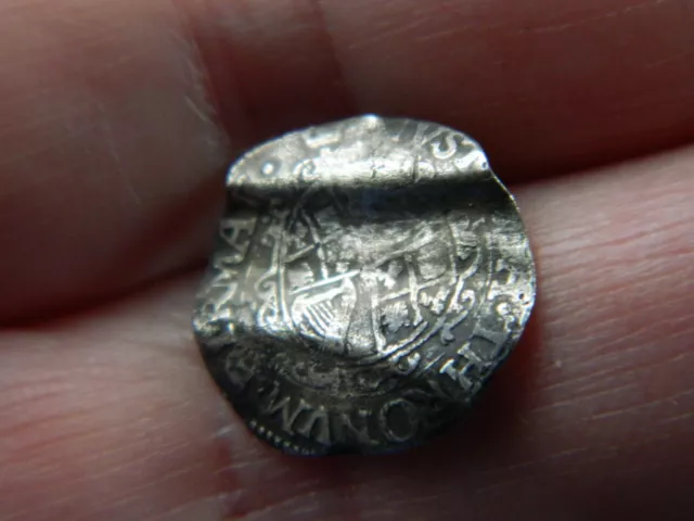 Rare King Charles 1st Silver crooked coin love Token Metal detecting detector