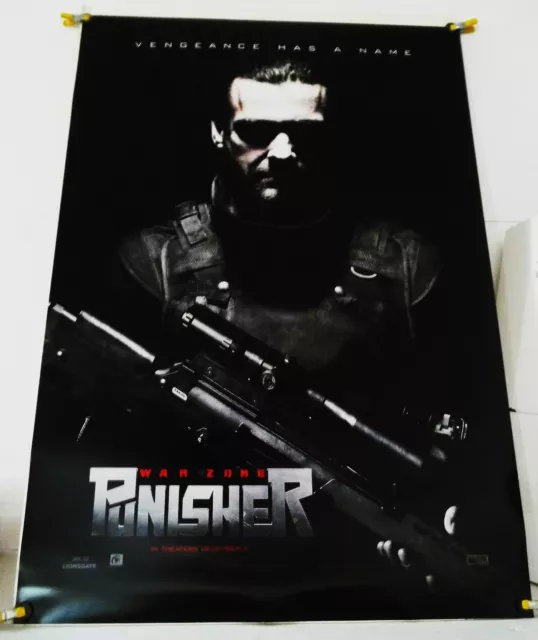 Punisher: War Zone Ds Rolled Tsr Orig 1Sh Movie Poster Dominic West (2008)