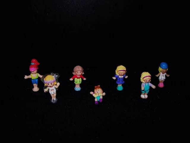 USED Vintage Polly Pocket Seven Dolls Various Sets- Good Selection (Lot 13) USED Vintage Polly Pocket Seven Dolls Various Sets- Good Selection (Lot 13)