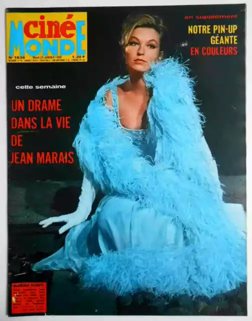 ►Cine Monde 1636/1966-Marina Vlady- Liz Taylor- Girardot- Capucine- James Coburn