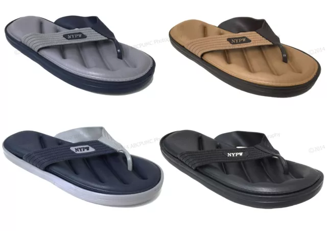 Brand New Mens Sandals Flip Flops Slippers Beach Pool Thongs Casual Summer Shoes