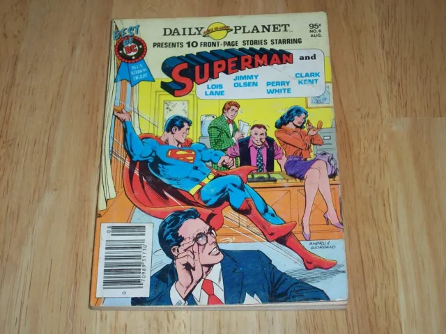 Vintage Best Of DC Blue Ribbon Digest Superman Vol. 2 #6 July/Aug 1980