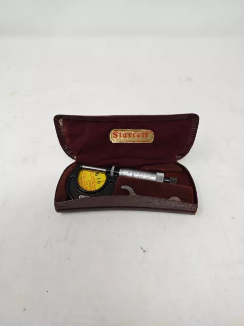 L.S. Starrett Vintage Micrometer No. 436-1in With Ranch