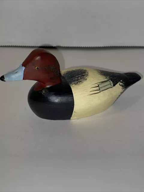 Elmer Crowell Red Head Mini Duck East Hardwick, MASS Circa 1910 by Joe Seme Mini