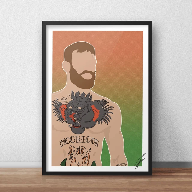 Conor McGregor INSPIRED WALL ART stampa/poster A4 A3 UFC FIGHTER mma irlanda