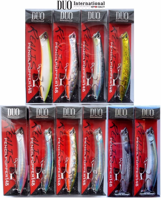 DUO Realis PencilPopper 148 SW Japan Topwater Fishing Lure,Hard Bait,Sea Bass