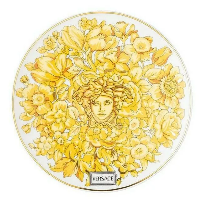 Versace By Rosenthal Medusa Rhapsody Bread Plate #403670-10217 Brand Nib F/Sh