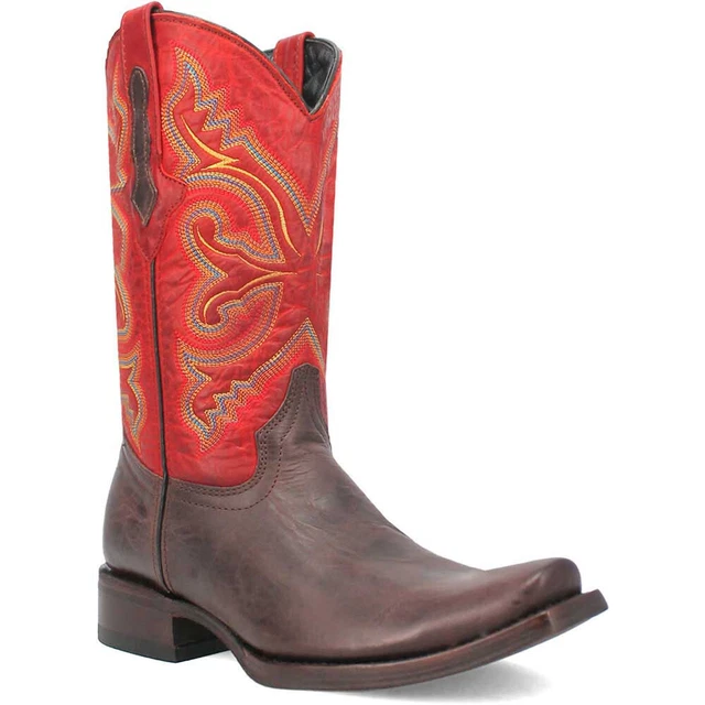 Bottes Cowboy Renegade Hi En Cuir Noir Unisexe Grinders, Imperméables, Tailles 40-46