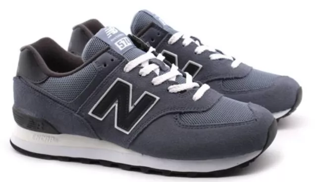 New Balance 574 GGE GRIGIO/NERO Sneakers uomo