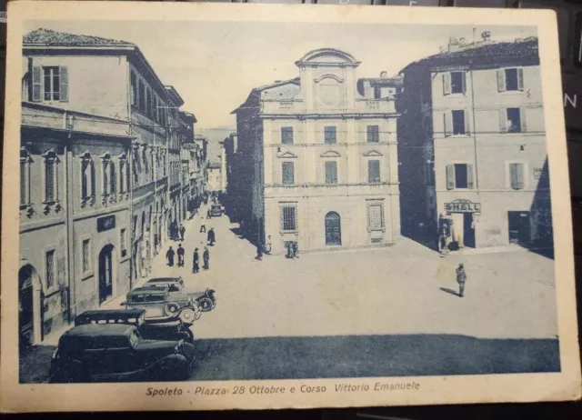 Spoleto Cartolina Fg Viaggiata 1942 - Perfetta