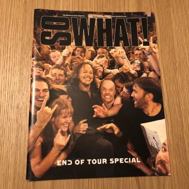 METALLICA SO WHAT! - Vol 17 Issue 4 Metallica Fan Club Magazine 2010