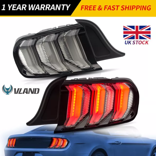 LED Heck R ckleuchten R cklicht f r Ford USA / EU Mustang GT 2015-2020 2018 2019