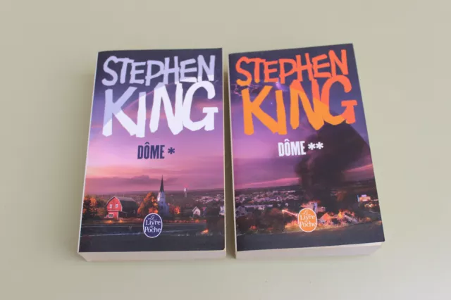 📚 Dôme de Stephen King tomes 1 et 2 aux éditions Le Livre de Poche