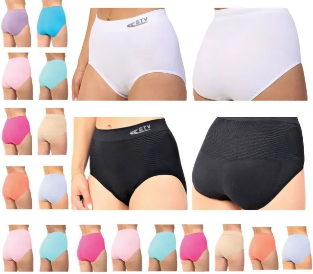 https://www.picclickimg.com/ZnwAAOSwGBhluDKQ/12-Pack-Ladies-STV-Seamless-Slimming-Pants-Bum.webp