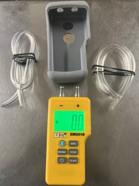 UEi Test Instruments EM201B Dual Input Differential Home Improvement Manometer UEi Test Instruments EM201B Dual Input Differential Home Improvement Manometer